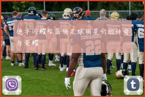 德字闪耀绿茵场足球明星们的传奇与荣耀